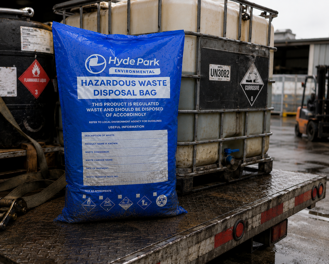 Hazardous Waste Disposal Bags (Pack of 10)