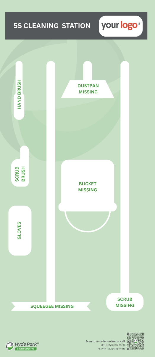 Bespoke Branded Shadow Board Non-Stocked