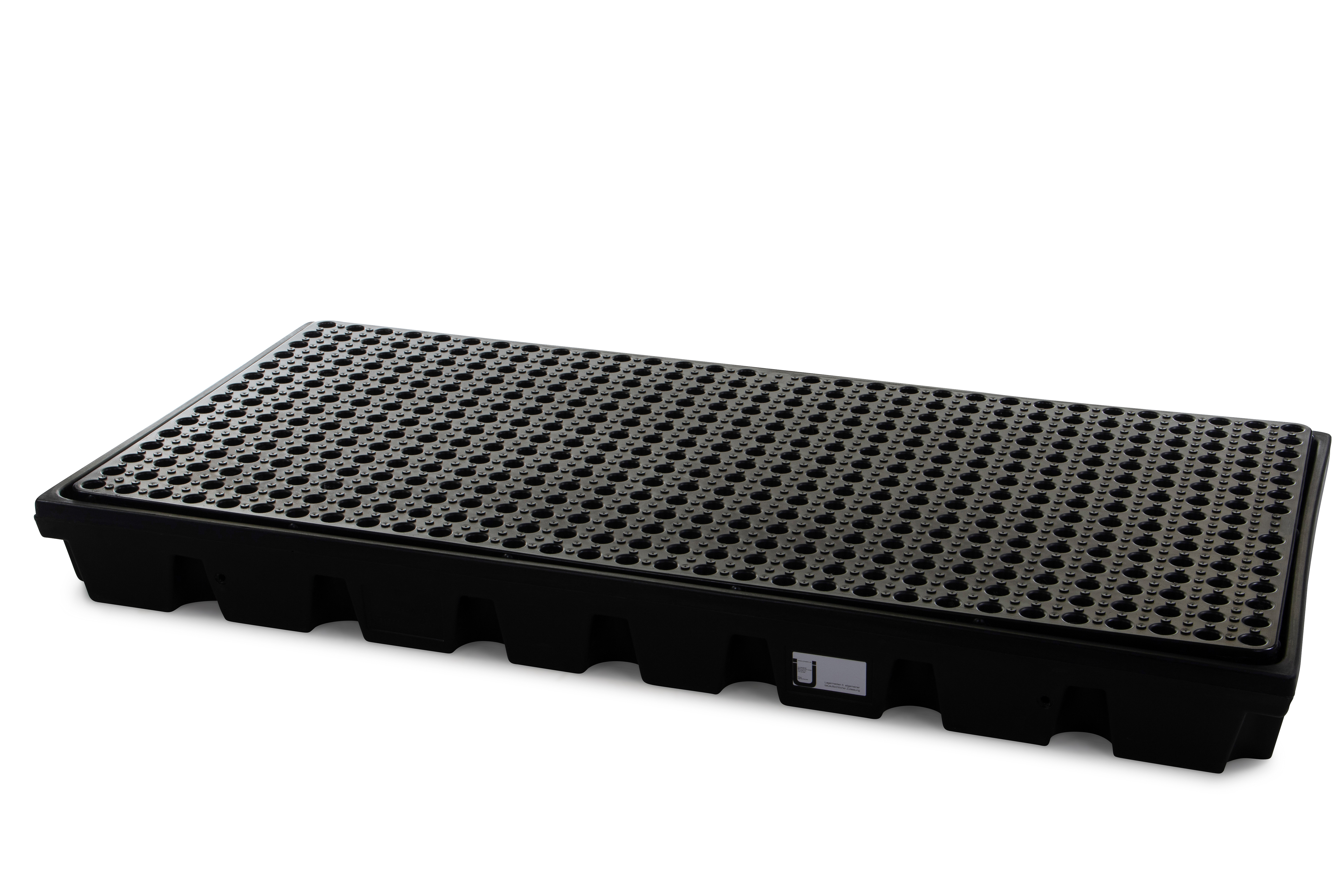 Black Polyethylene Workfloor For 2 x 205L Drums 
