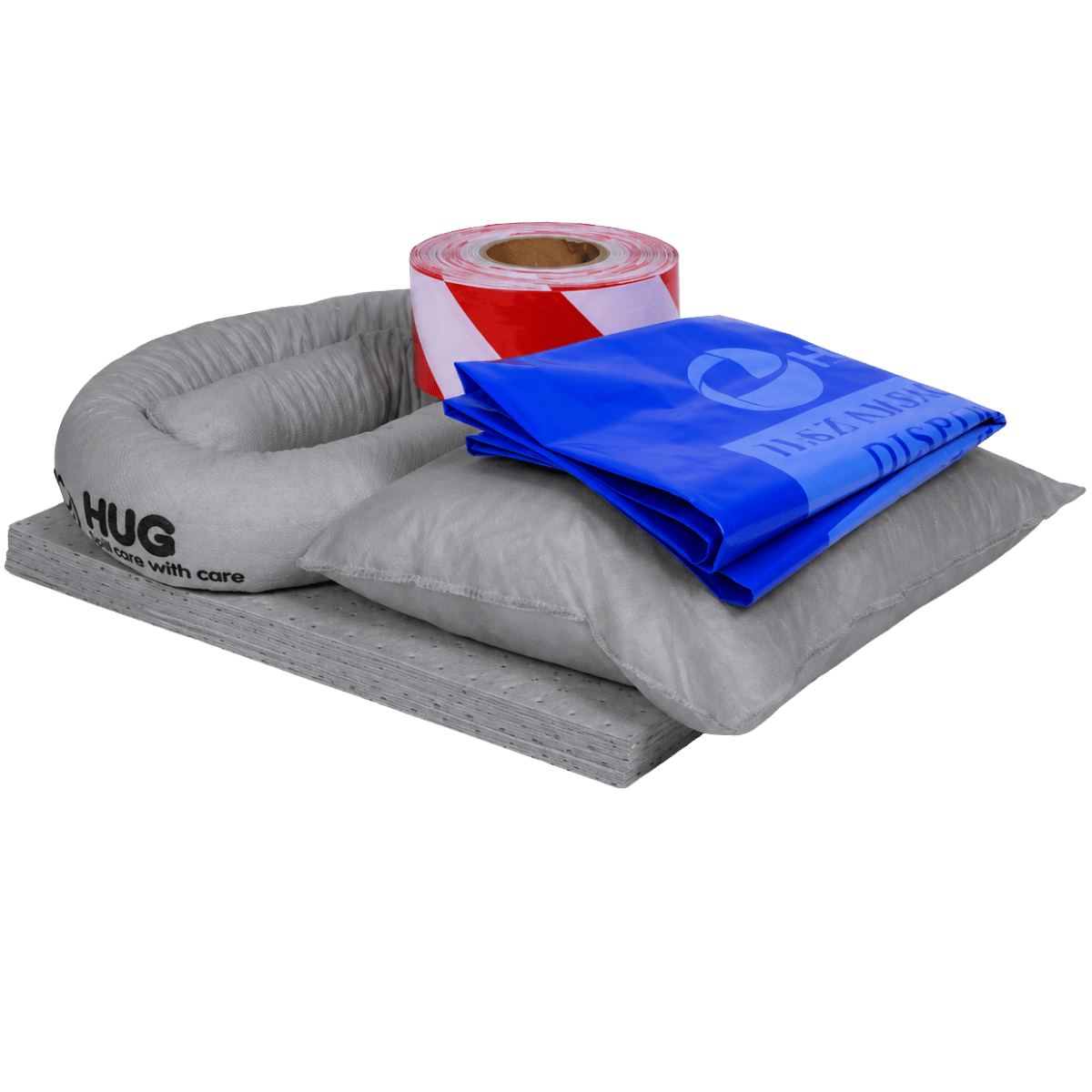 HUG 210 Litre Maintenance Emergency Spill Kit | Mobile General Purpose Spill Kit with Wheeled Bin