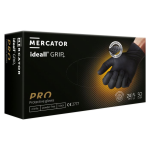Black Ideal Grip Gloves | Lightweight Nitrile Coated Work Gloves