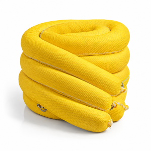 HUG 12cm x 3m Chemical Absorbent Marine Booms | Pack of 4 Spill Containment Booms