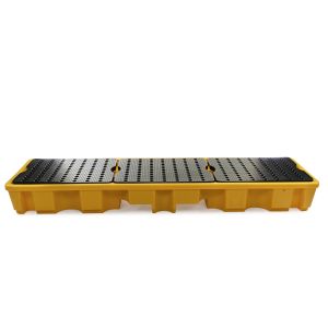 Bunded Spill Pallet For 4 x 205L Drums In A Line