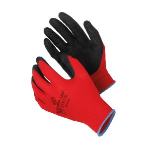 Red Ace Grip Palm Coated Gloves