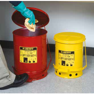 38 Litre Oily Waste Can with Foot-operated Lever