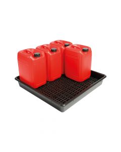 Drip Tray For 6 x 20 Litre Drums, With Container Grid