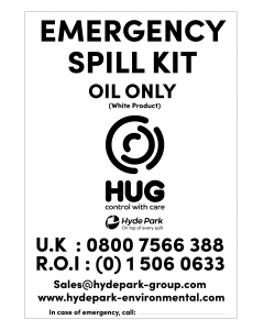 Spill Kit Station Sign - Oil Only