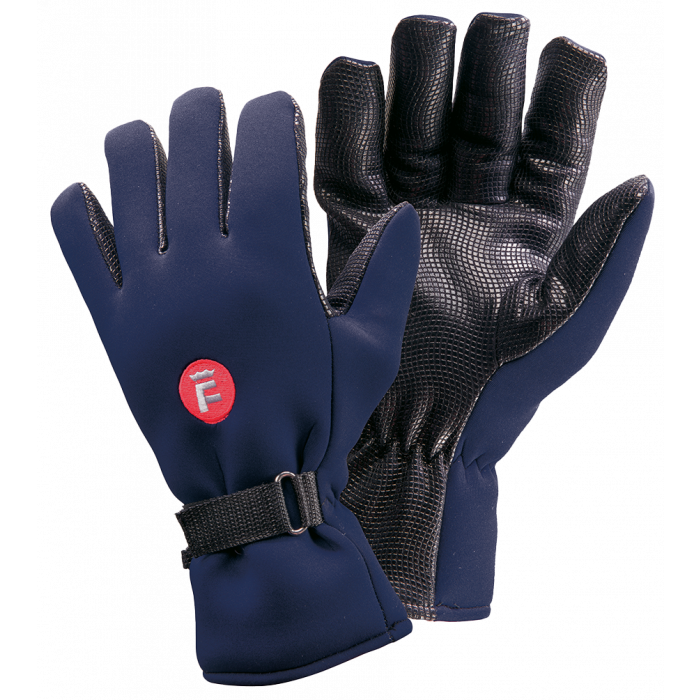 Heat Lockers Men's Flat Knit Gloves, Size: Medium-Large, Black