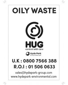 Oily Waste Station Sign